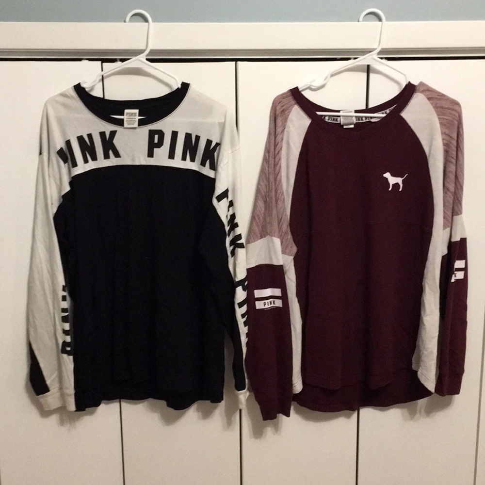 Pink long sleeve shirt bundle